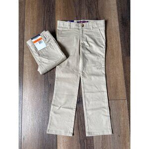 $12 WHEN BUNDLED 2 Pairs of Boys NWT Size 7 Adjustable Waist Khaki Uniform Pants